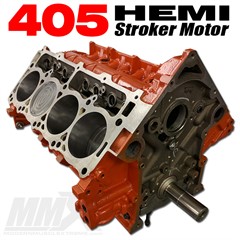405 HEMI Stroker Engine Short Block 6.1L Based by Modern Muscle - Click Image to Close